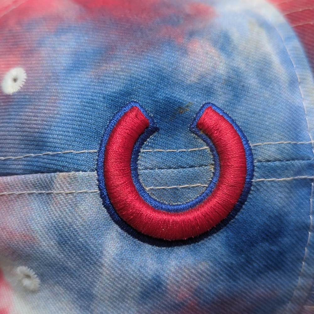 New Era 9twenty Chicago Cubs MLB Color Disturb Tie Dye Snapback Cap One Size Adj - Picture 10 of 10